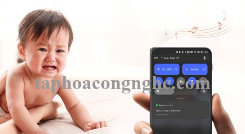 Reoqoo x10b 2K UHD Ai 360 P / T Camera trong nhà nhìn màu ban đêm phát hiện em bé khóc khói cháy trò chuyện thoại H265 Onvif 8s CLOUD lưu trữ video 28815 xt-x10b 10028815